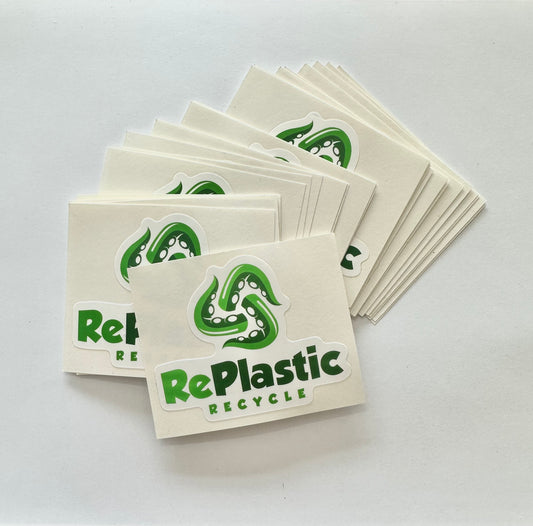 RePlastic Recycle Stickers
